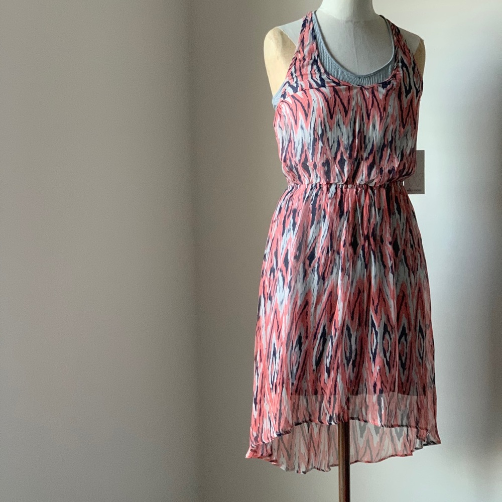 Ella Moss Racerback Silk Hi-Low Dress NWT